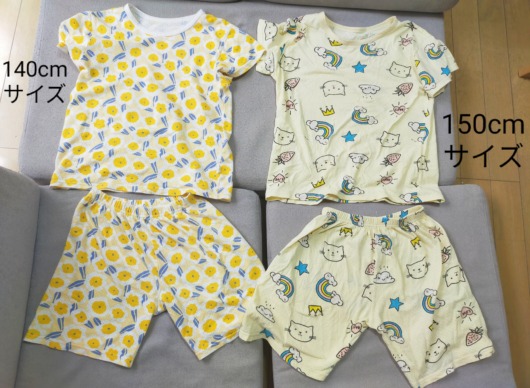 プチプラキッズパジャマ子どもパジャマ韓国子供服夏用メッシュ生地
